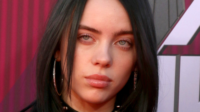 Billie Eilish long black hair