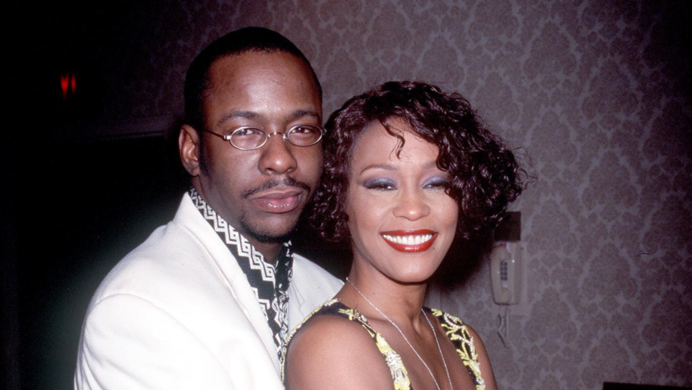 Bobby Brown and Whitney Houston in 1999