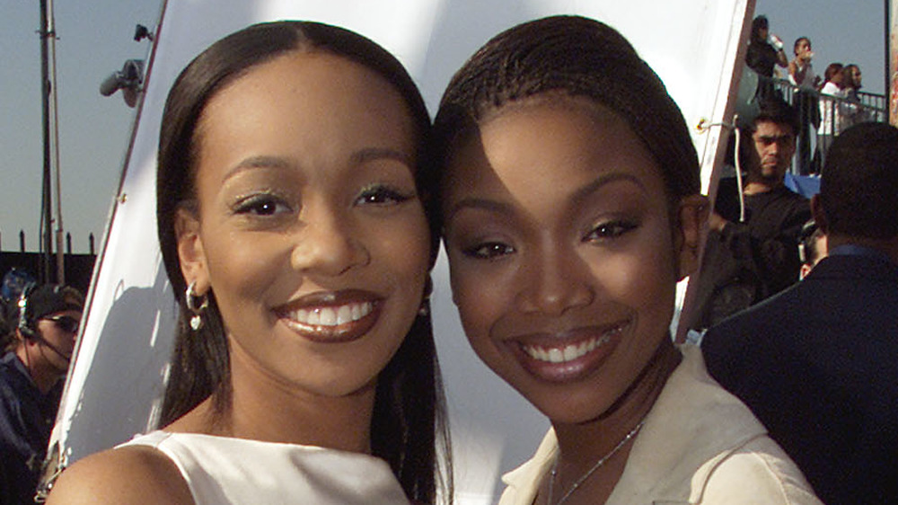 Monica and Brandy smiling together