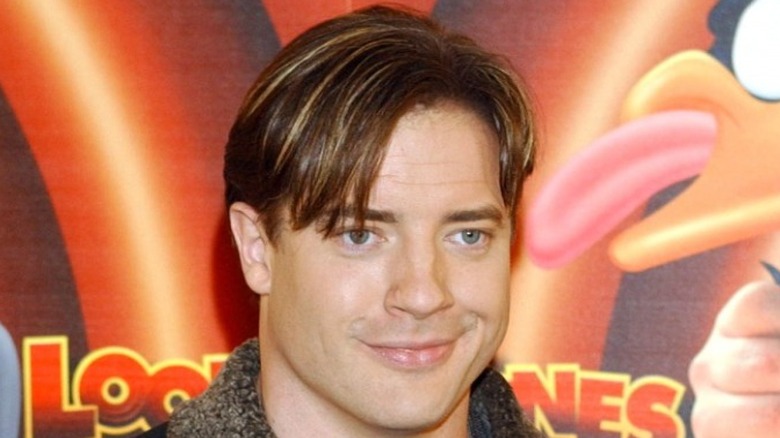 Brendan Fraser smiling