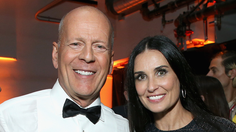 Bruce Willis and Demi Moore at an event 