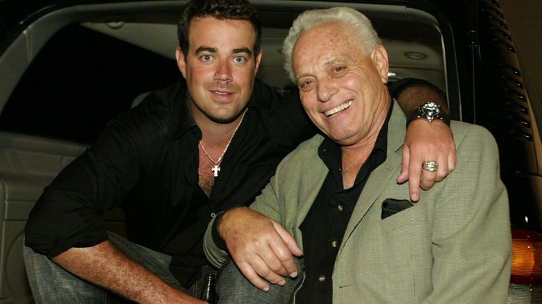 Carson Daly with his stepdad, Richard Caruso