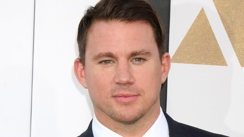 Channing Tatum looks on