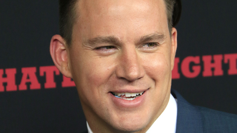 Channing Tatum smiles