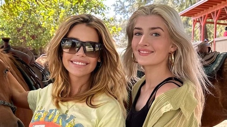 Sami Sheen with her mom, Denise Richards