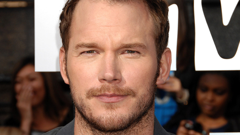 Chris Pratt looking serious 