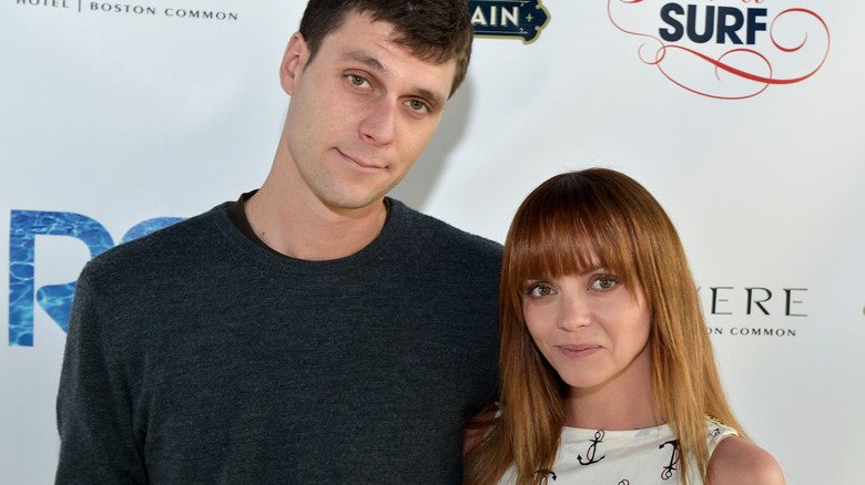 James Heerdegen and Christina Ricci at an event