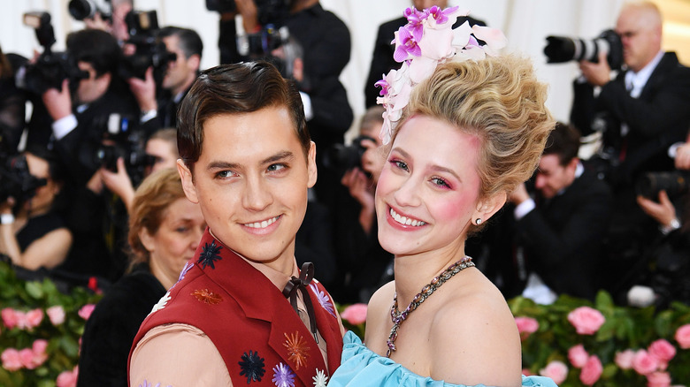 Cole Sprouse and Lili Reinhart smiling
