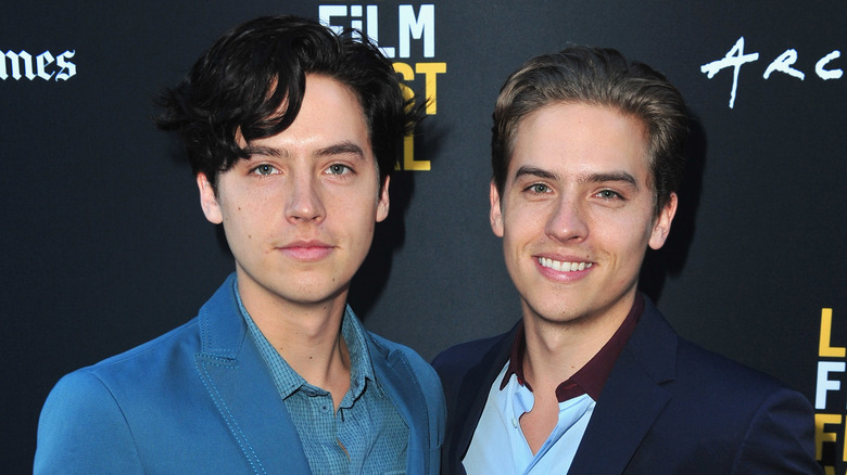 Cole and Dylan Sprouse on red carpet