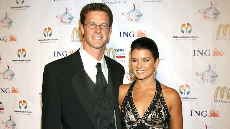 Danica Patrick poses with then-husband Paul Hospenthal.