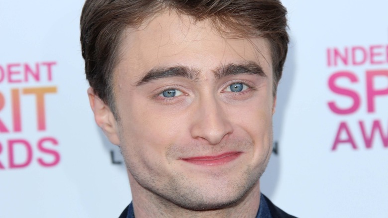 Daniel Radcliffe  smiling 