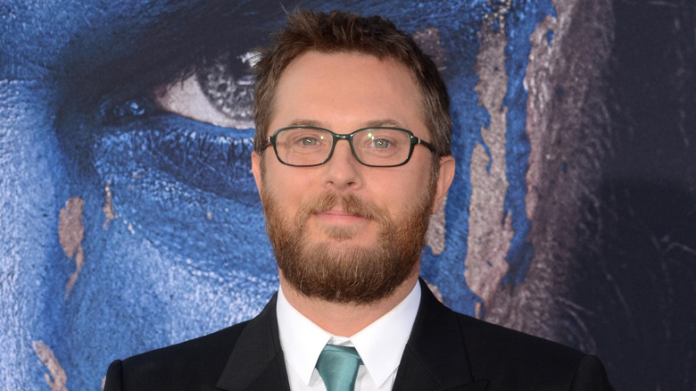 Duncan Jones wearing green tie