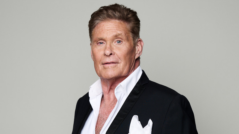 David Hasselhoff posing for portrait in 2022