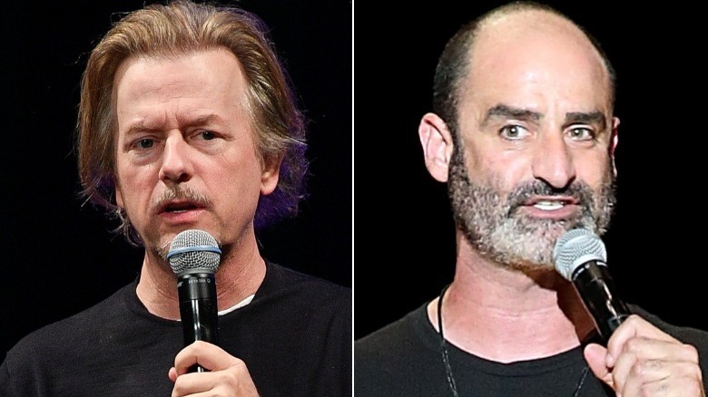 David Spade performing, Brody Stevens performing