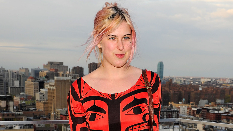 Scout Willis posing in NYC in 2012