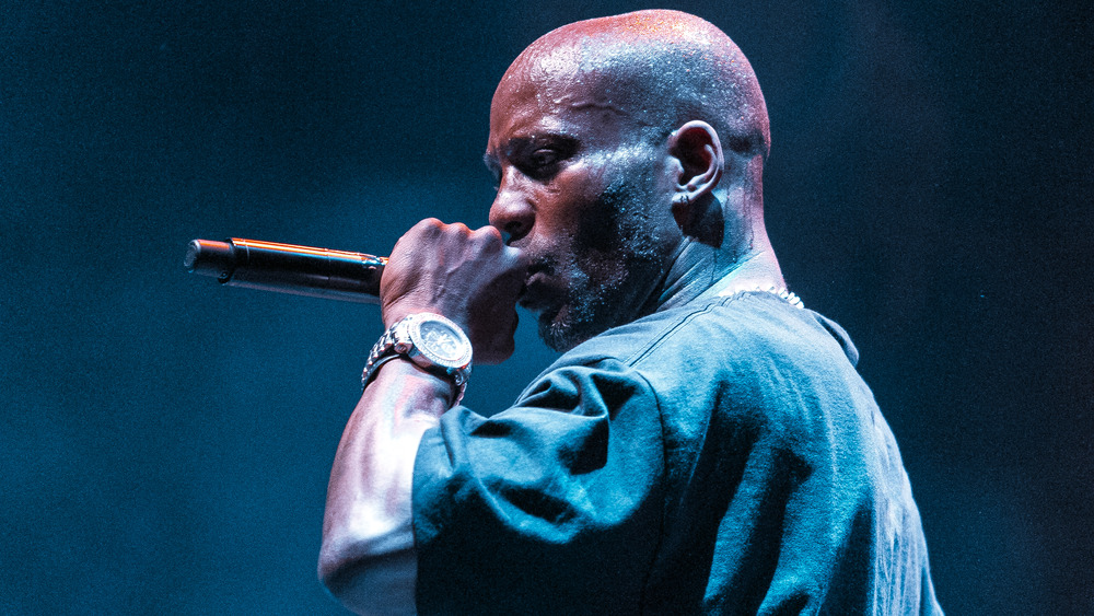 Dmx performing on stage