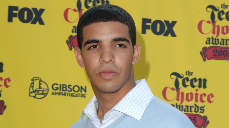 Drake - then known as Aubrey Graham - attending the 2005 Teen Choice Awards