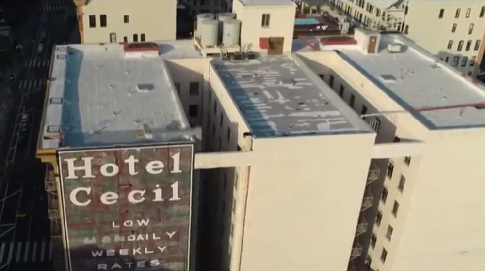 Cecil Hotel roof