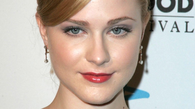 Evan Rachel Wood in older teen years with hair up