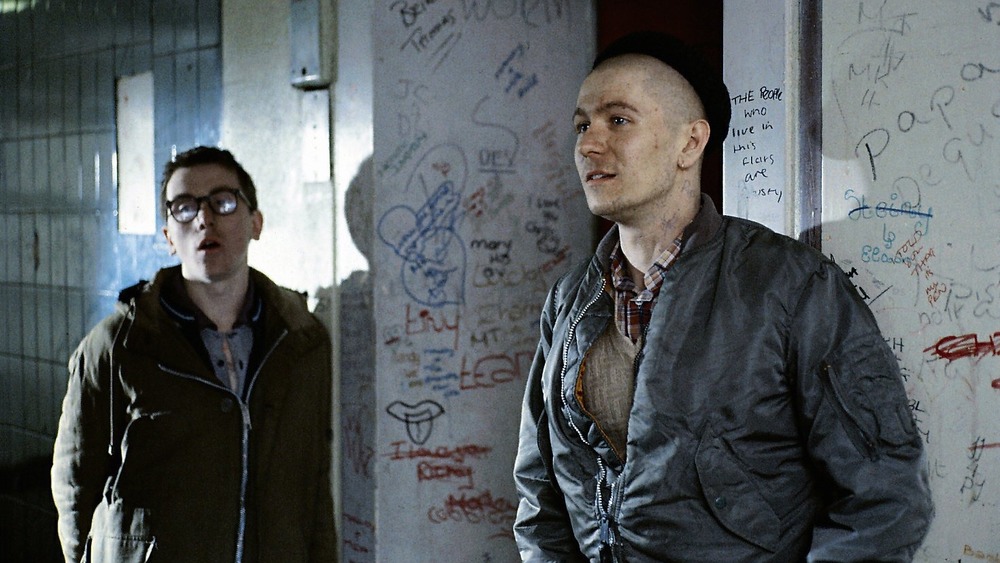 Gary Oldman as Coxy in Mike Leigh's Meantime