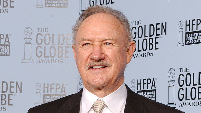 Gene Hackman on the Golden Globes' red carpet