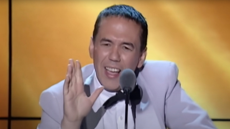 Gilbert Gottfried raising hand