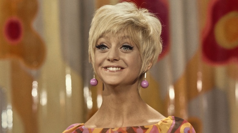 Goldie Hawn on the set of "Laugh-In"