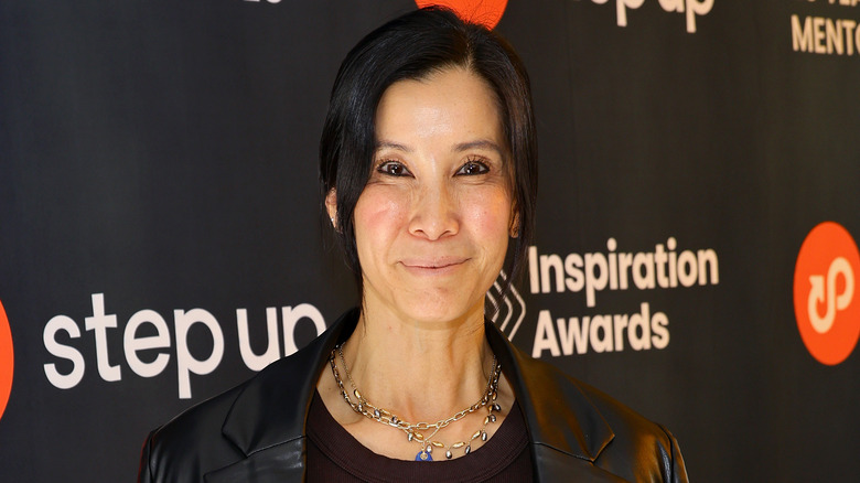 Lisa Ling posing