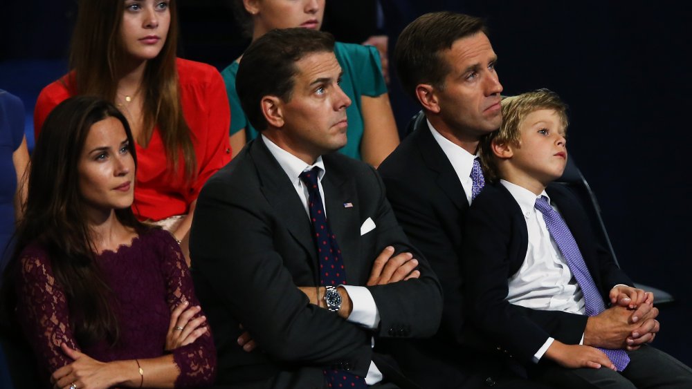 Ashley Biden, Hunter Biden, and Beau Biden at the Democratic National Convention 