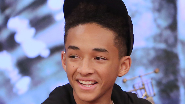 Jaden Smith wearing a hat