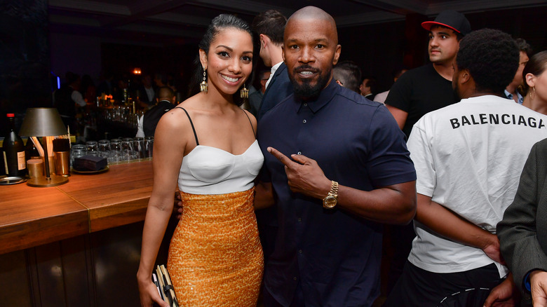 Corinne Foxx and her father Jamie Foxx