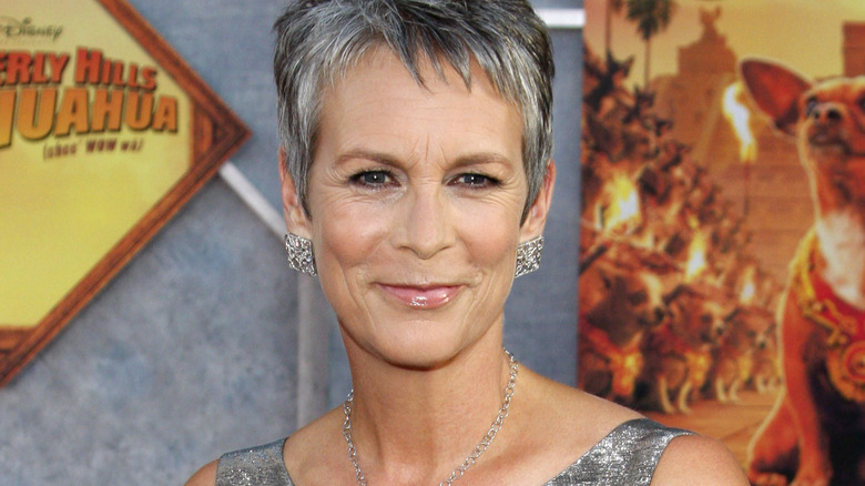 Jamie Lee Curtis smiling 