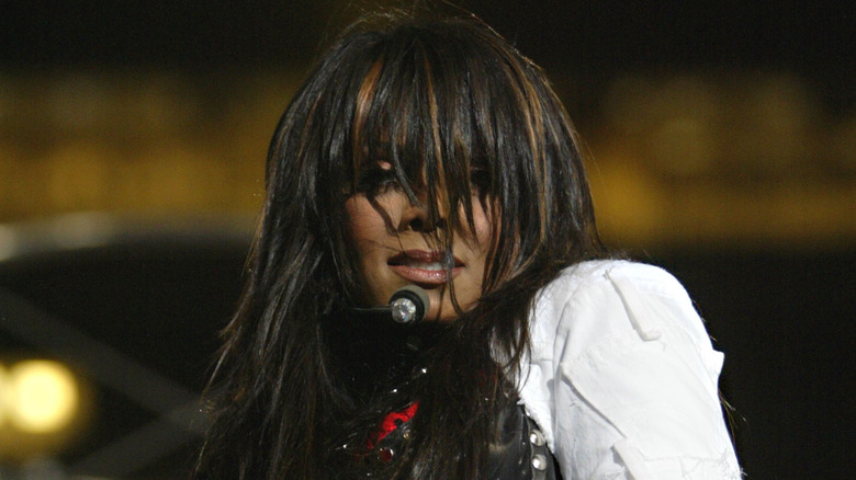 Janet Jackson performing at Super Bowl