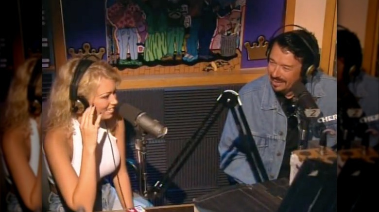 Jenna Jameson and her dad Larry Massoli being interviewed by Howard Stern