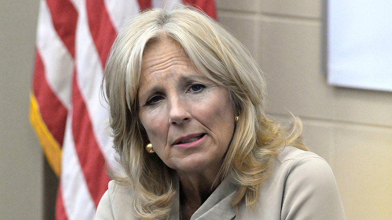 Jill Biden, speaking at an event