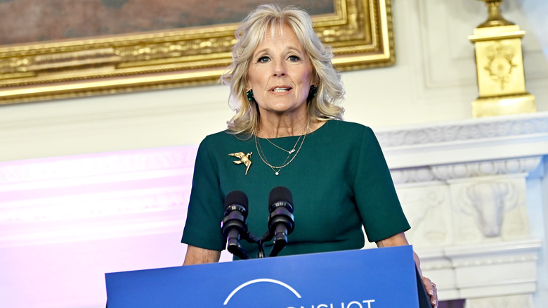 Jill Biden, speaking at a conference