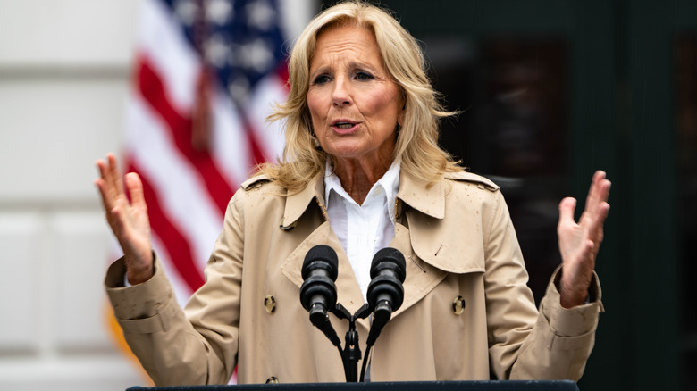 Jill Biden, speaking at an event