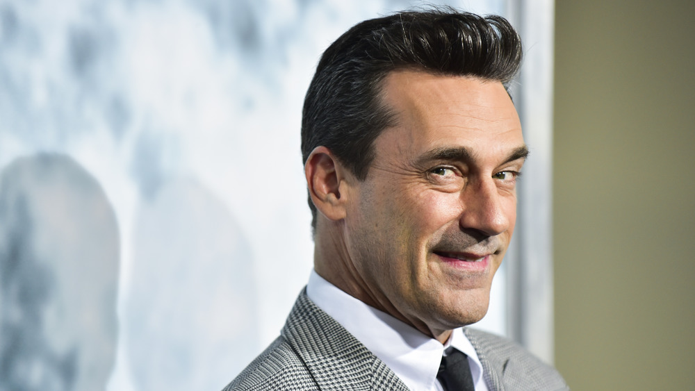 Jon Hamm smirking 