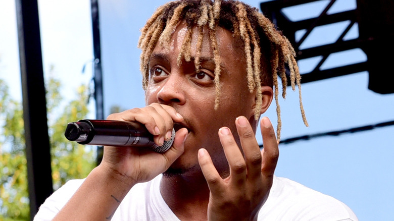 Juice WRLD performing on stage