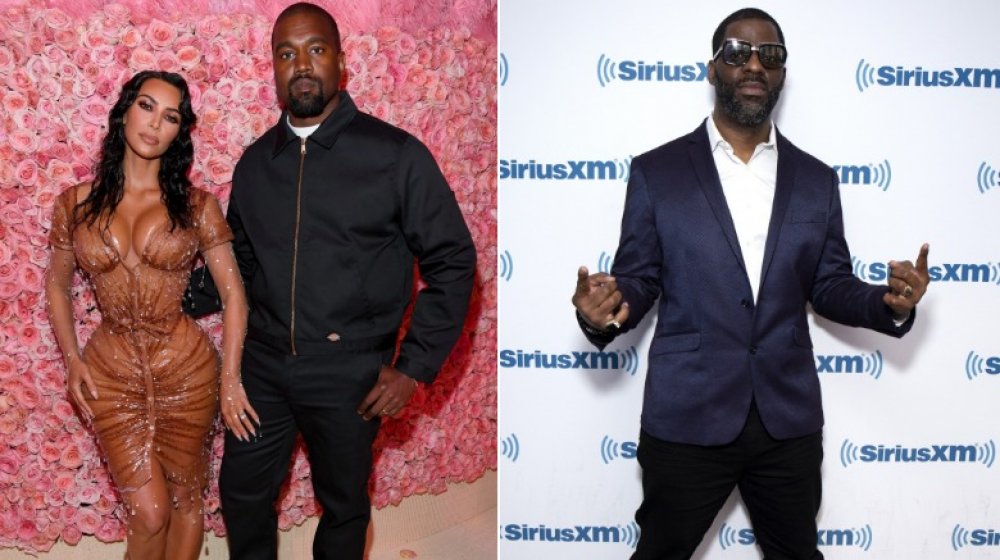 Kim Kardashian, Kanye West and Rhymefest