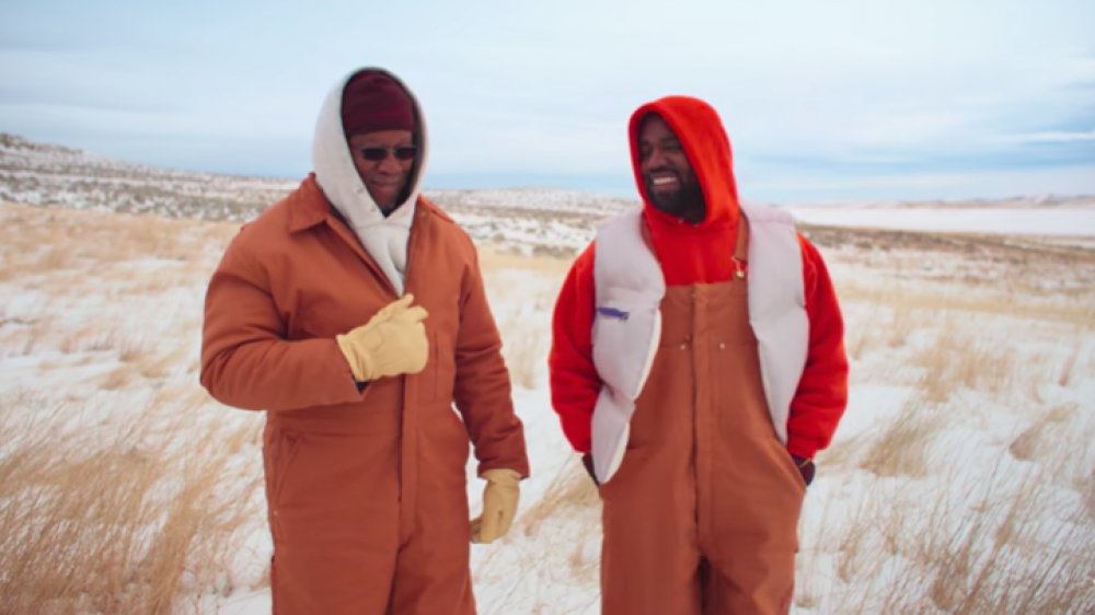 Ray West and Kanye West in the "Follow God" video