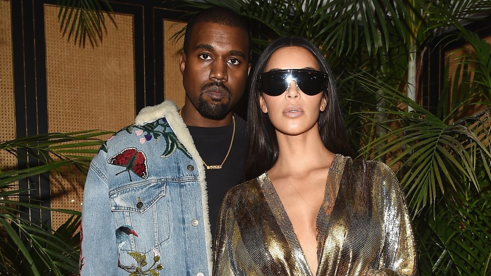 Kanye West and Kim Kardashian attend Paris Fashion Week in 2016