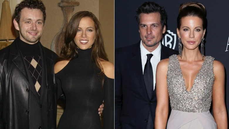 Kate Beckinsale with Michael Sheen, Kate Beckinsale with Len Wiseman