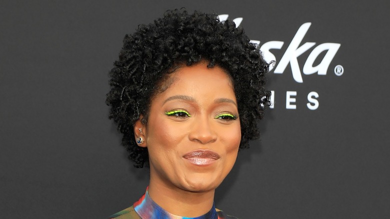 Keke Palmer in yellow eyeliner