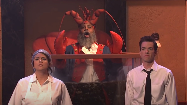 Kenan Thompson in lobster costume