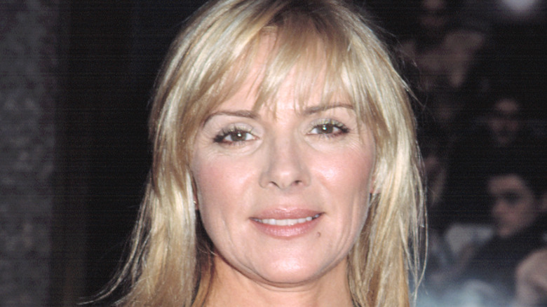 Kim Cattrall smiling