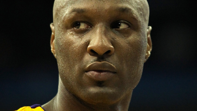 Lamar Odom in a game