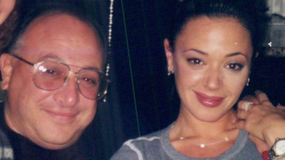 George Remini and Leah Remini in a family photo