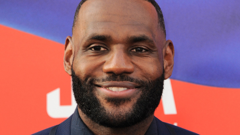 LeBron James smiling