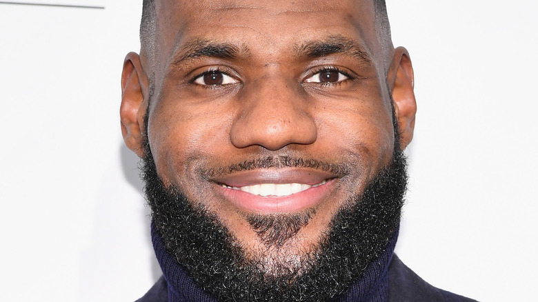 LeBron James smiling